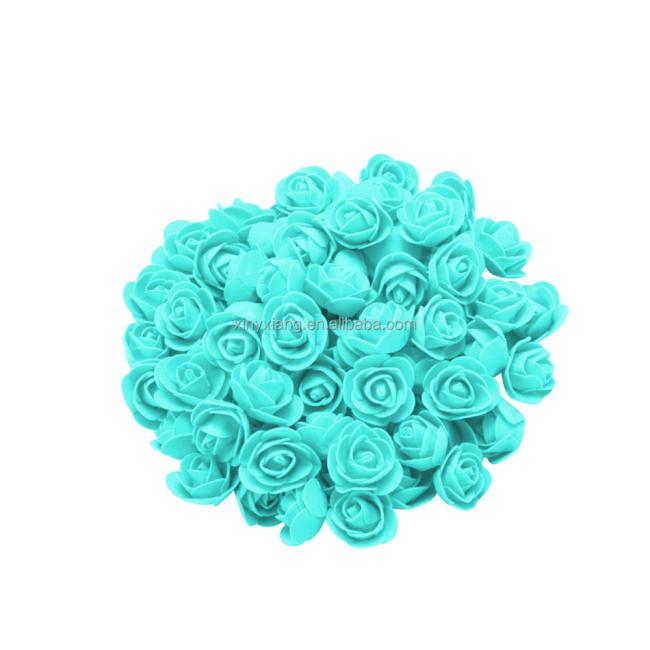 Factory Wholesale Foam Roses 500pcs 3.5cm Artificial Foam Flower Heads DIY 20cm Teddy Bear Mold PE Rose Bear Accessories Decor