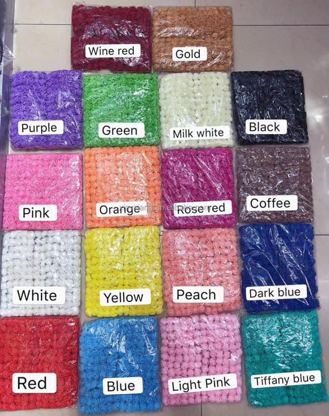 Factory Wholesale Foam Roses 500pcs 3.5cm Artificial Foam Flower Heads DIY 20cm Teddy Bear Mold PE Rose Bear Accessories Decor