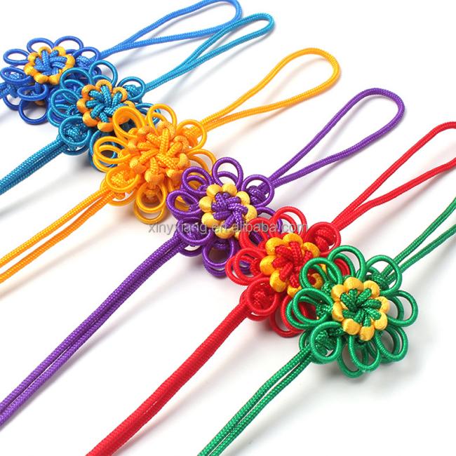 Factory custom Chinese Flower Knotting, Hand Knitting, Braid Tassel Knots