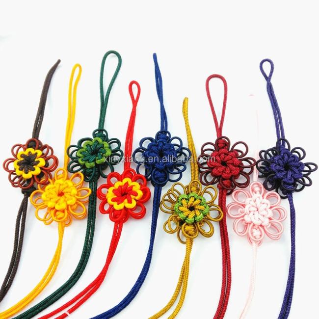 Factory custom Chinese Flower Knotting, Hand Knitting, Braid Tassel Knots
