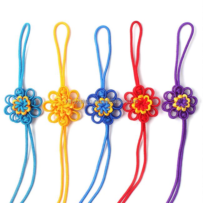 Factory custom Chinese Flower Knotting, Hand Knitting, Braid Tassel Knots