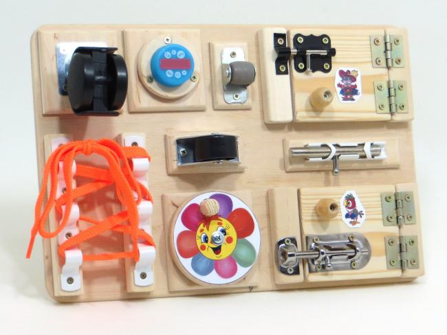 Factory custom Montessori Wooden sensory Activity Board, child educational toys, Busy Boards Ideas for Toddlers