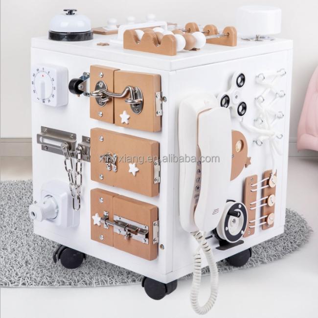Factory Wholesale&Custom Travel busy cube for toddler, Busy cube baby Montessori toys for baby Activity cubes