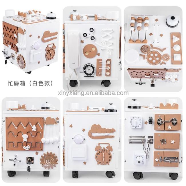 Factory Wholesale&Custom Travel busy cube for toddler, Busy cube baby Montessori toys for baby Activity cubes