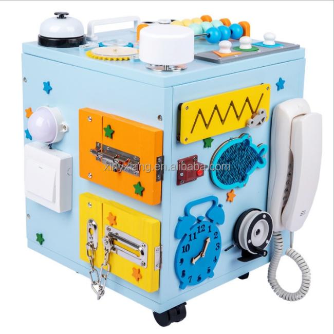 Factory Wholesale&Custom Travel busy cube for toddler, Busy cube baby Montessori toys for baby Activity cubes
