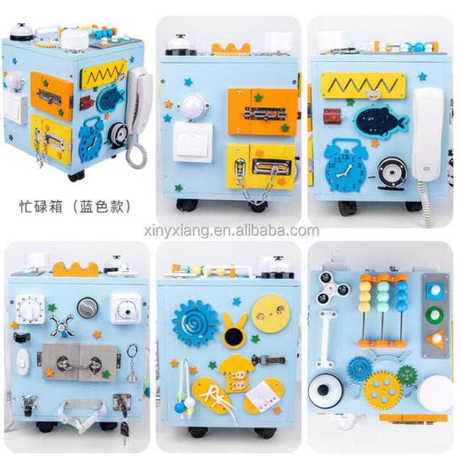 Factory Wholesale&Custom Travel busy cube for toddler, Busy cube baby Montessori toys for baby Activity cubes