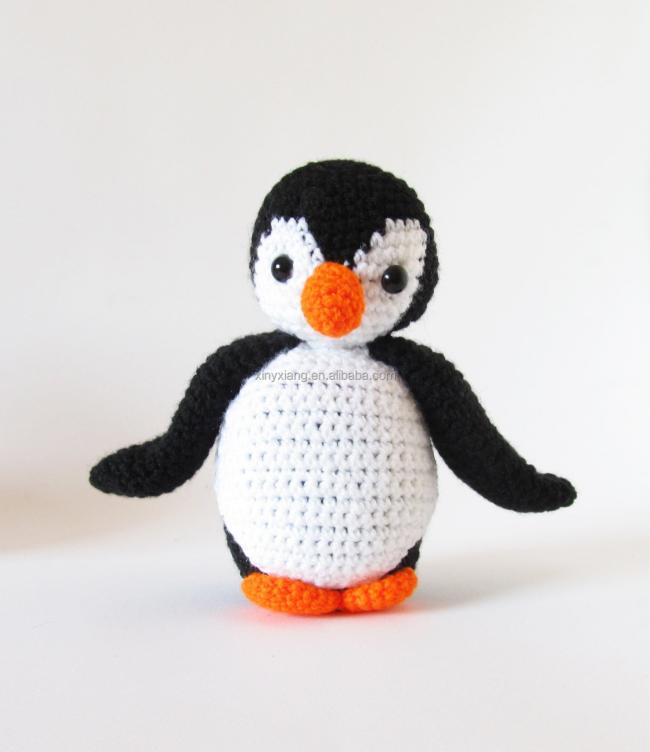 Factory custom Hand Knitted Woodland animals, Crochet toy, Amigurumi Stuffed soft plush doll for baby gifts