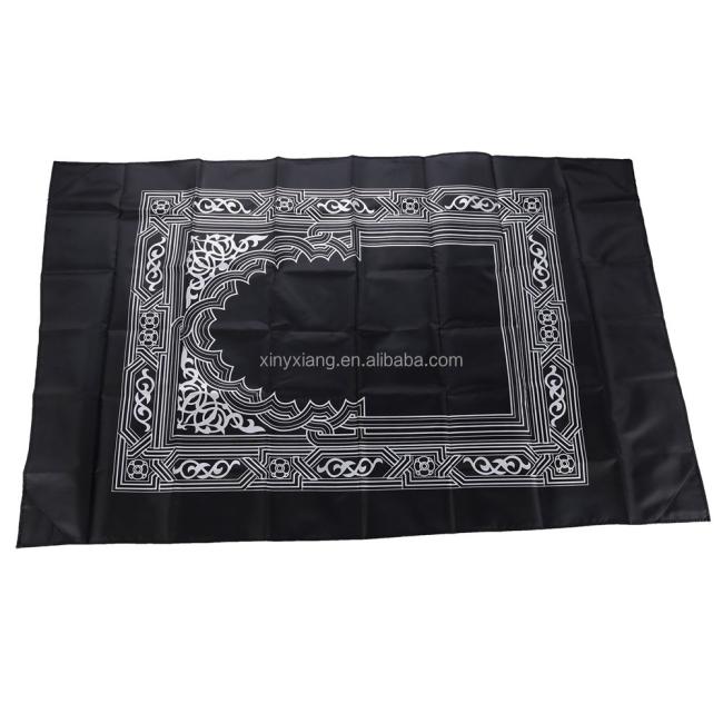 Factory Wholesale Pocket Prayer Mat with Compass, Muslim Prayer Rug, Turkish Pocket Praying Rug Thick 60x100cm