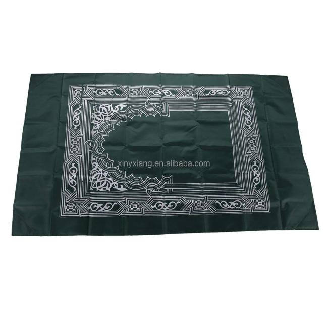 Factory Wholesale Pocket Prayer Mat with Compass, Muslim Prayer Rug, Turkish Pocket Praying Rug Thick 60x100cm