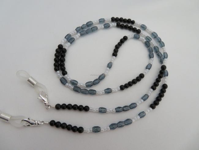 Factory Wholesale Beaded Lanyard for ID Badge or Eyeglasses, Multi Color Czech Glass Bead Lanyard Eyeglass ID & Badge Holder