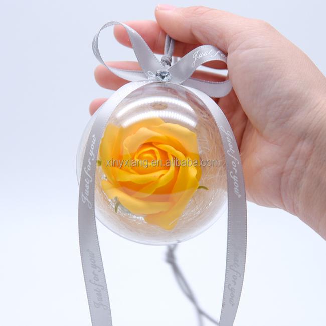 Factory Wholesale Preserved Artificial Rose Soap Flower Hanging, Valentine's Day Gift Eternal Love Soap Flower Rose