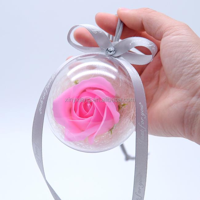 Factory Wholesale Preserved Artificial Rose Soap Flower Hanging, Valentine's Day Gift Eternal Love Soap Flower Rose