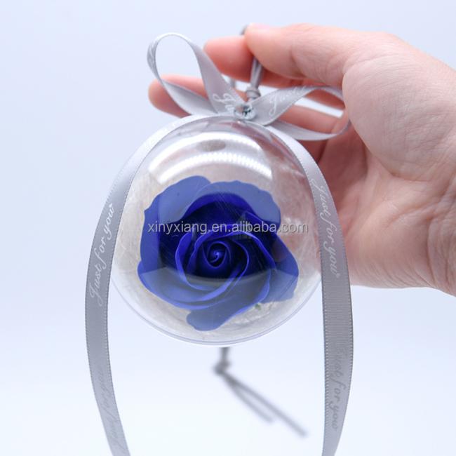 Factory Wholesale Preserved Artificial Rose Soap Flower Hanging, Valentine's Day Gift Eternal Love Soap Flower Rose