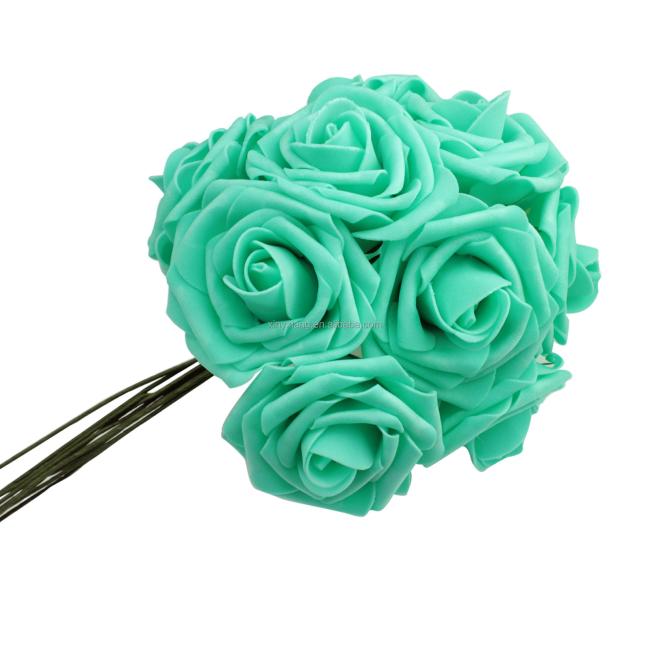 ctory Wholesale Artificial Rose Flowers Wedding Bride Bouquet PE Foam DIY Home Hotel Decoration Rose Flowers