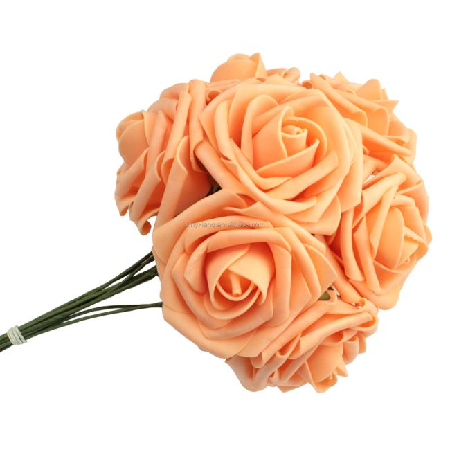 ctory Wholesale Artificial Rose Flowers Wedding Bride Bouquet PE Foam DIY Home Hotel Decoration Rose Flowers