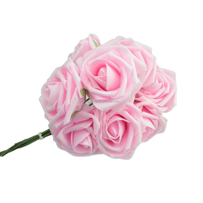 ctory Wholesale Artificial Rose Flowers Wedding Bride Bouquet PE Foam DIY Home Hotel Decoration Rose Flowers