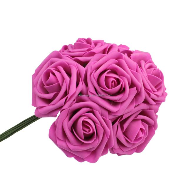 ctory Wholesale Artificial Rose Flowers Wedding Bride Bouquet PE Foam DIY Home Hotel Decoration Rose Flowers