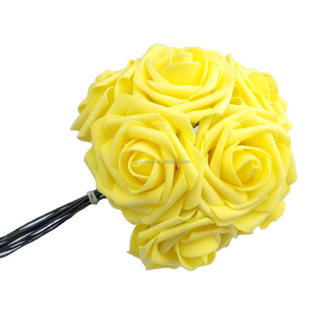 ctory Wholesale Artificial Rose Flowers Wedding Bride Bouquet PE Foam DIY Home Hotel Decoration Rose Flowers