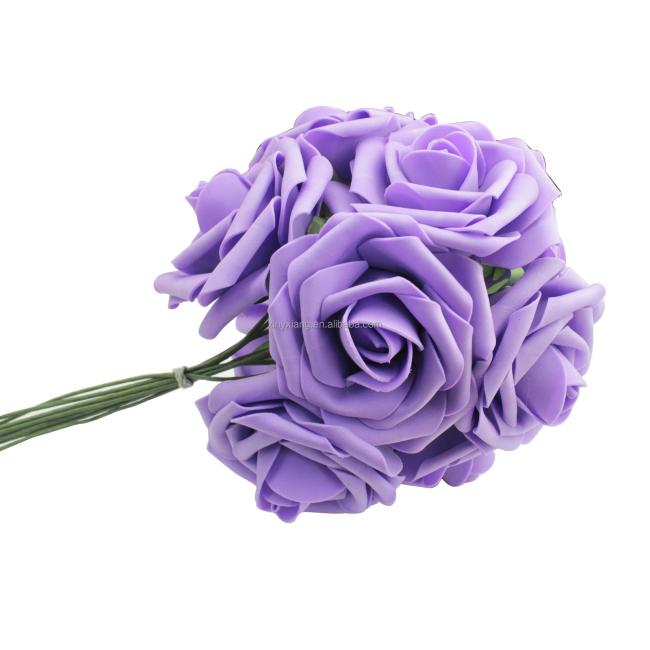 ctory Wholesale Artificial Rose Flowers Wedding Bride Bouquet PE Foam DIY Home Hotel Decoration Rose Flowers