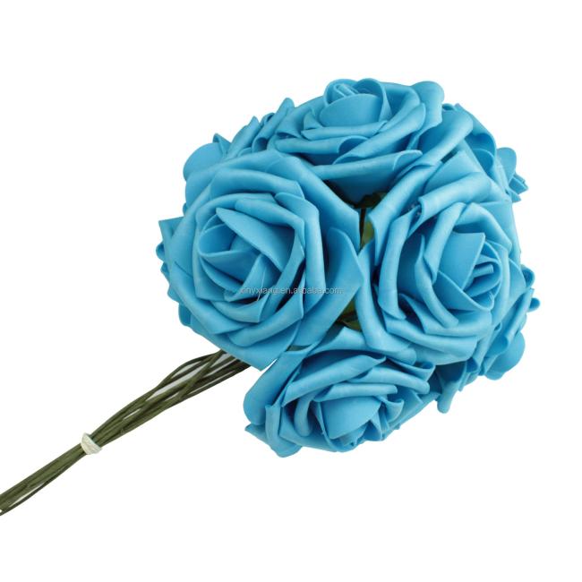 ctory Wholesale Artificial Rose Flowers Wedding Bride Bouquet PE Foam DIY Home Hotel Decoration Rose Flowers