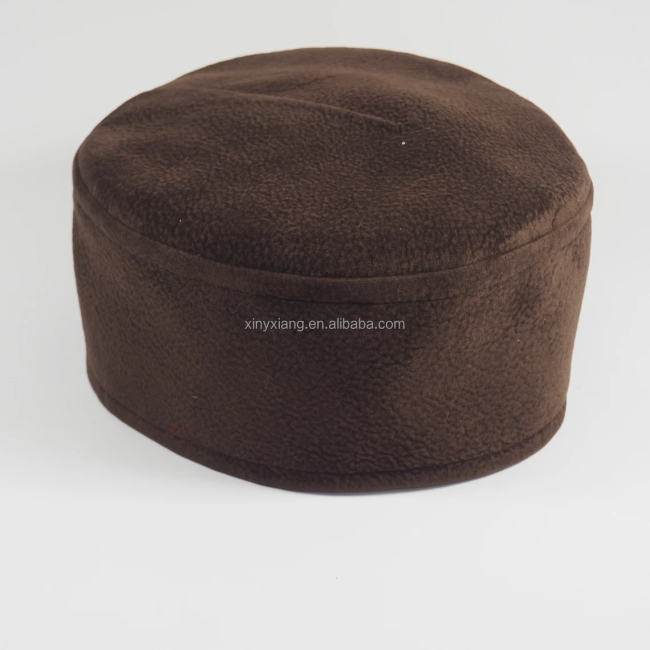 Factory Custom Mens Islamic Prayer Cap/Travel Style Foldable Prayer Hat/Muslim Men Kufi Mosque Head Wear/Kofi