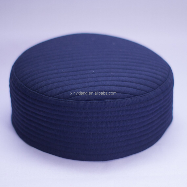 Factory Custom Mens Islamic Prayer Cap/Travel Style Foldable Prayer Hat/Muslim Men Kufi Mosque Head Wear/Kofi