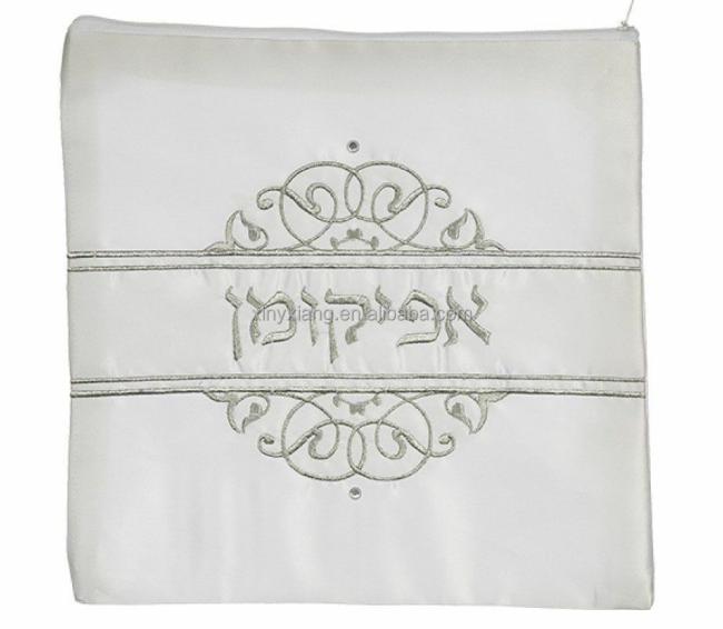 Factory Custom 3D Crystal crown canopy tefillin bag, Embroidered Velvet Tallit Bag, Faux leather tallit bag Judaica