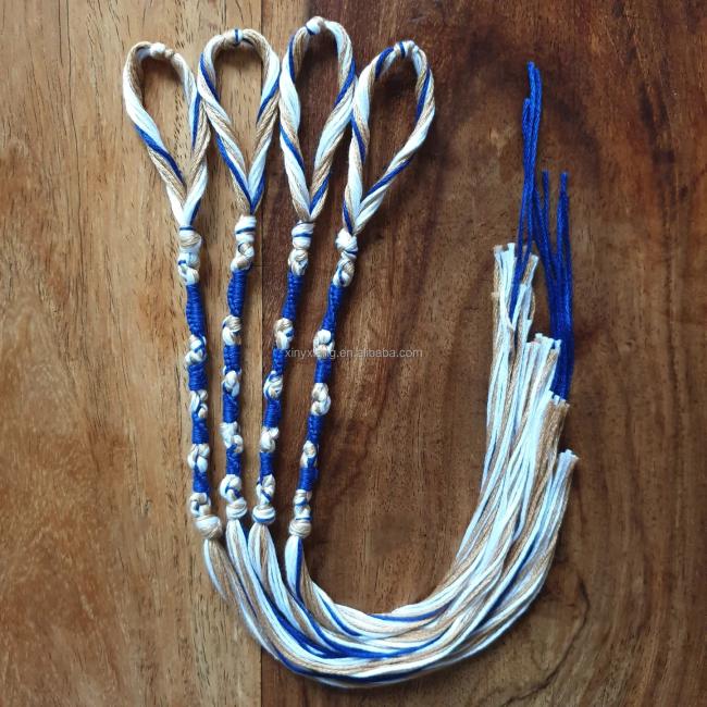 Factory Custom Judaism Tzitzits Bracelet, Israel Tzitzit Tassel Tzitzyiot Israeli Jewish Clothing Accessory Macrame Tzitziot