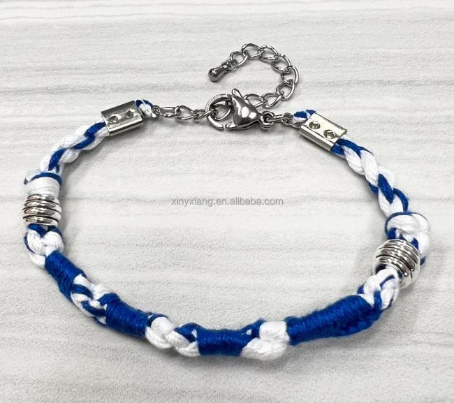 Factory Custom Judaism Tzitzits Bracelet, Israel Tzitzit Tassel Tzitzyiot Israeli Jewish Clothing Accessory Macrame Tzitziot