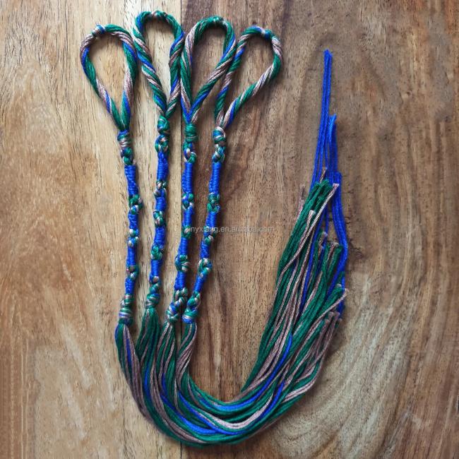 Factory Custom Judaism Tzitzits Bracelet, Israel Tzitzit Tassel Tzitzyiot Israeli Jewish Clothing Accessory Macrame Tzitziot