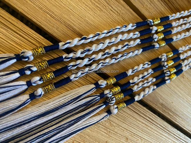 Factory Custom Twisted Tassels,Cotton Hebrew fringe Messianic,100% Cotton Handmade Jewish Tzitziyot Tzitzis Tassel