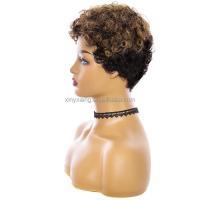 Quality Factory Wholesale Water Wave Short Bob Virgin Human Hair Lace Front Wig Wet Wavy for sale