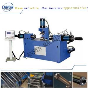 China 50*2mm Metal Tube Flare Pipe End Forming Machine Two Station Forming for sale