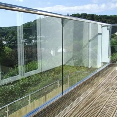 Chine Profil 6063 T5 en aluminium de clôture en verre pour l'appartement de villa à vendre
