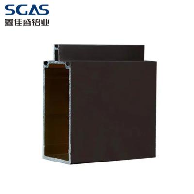 China 6063 T5 Aluminum Curtain Wall Profiles Extruded Aluminium Profile For Office Building for sale