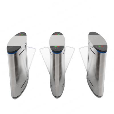 China Store Barcode Scanner Flap Barreiras Tourniquets Electronic Double/single Swing Barrier Driven for sale