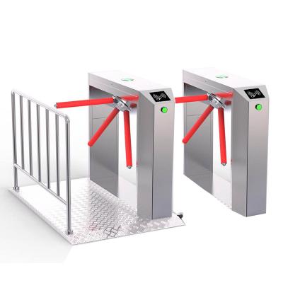 China Qr Scanner Tripod Tourniquet Scenic Area Security Best-selling Waist Height Turnstiles Electri Circuit for sale