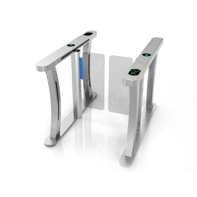 China Qr Code Reader Speed Torniquete Bi-drectional Rounded Arc Swing Turnstile Hs Code for sale
