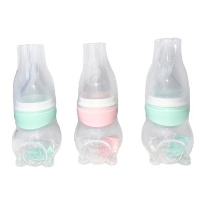 China Os brinquedos recém-nascidos livres sair os dentes de BPA ordenham o fluxo do meio da garrafa personalizado à venda