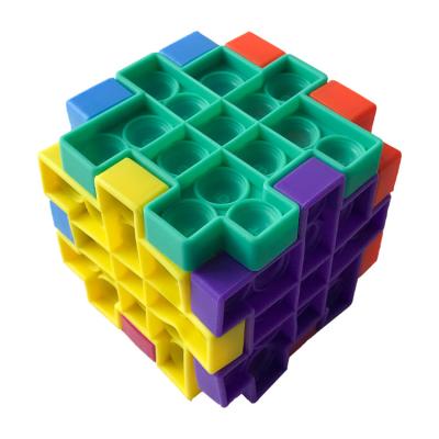 China 3D Children'S Educational Toy Poppit Infinity Cube Fidget Toy Customized Color for sale