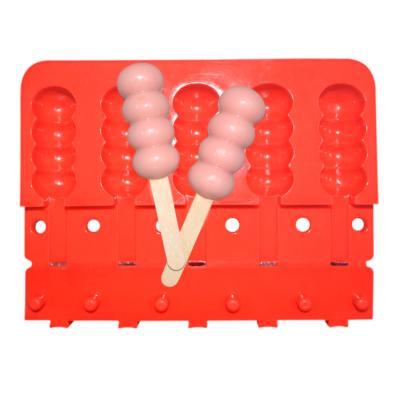 China Handmade Silicone Ice Mold Sustainable Popsicle Ice Cream Molds LFGB Approved for sale