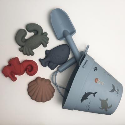 中国 Silicone Nontoxic Children'S Instructional Toy Beach Miniature Set For Kids 販売のため