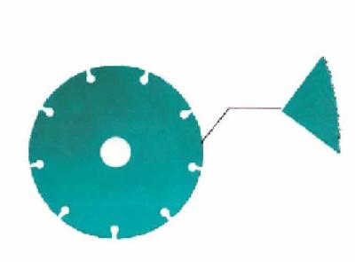 China o vácuo de 115mm soldou Diamond Disc Concrete Cutting Wheel para cortar a madeira com pregos à venda