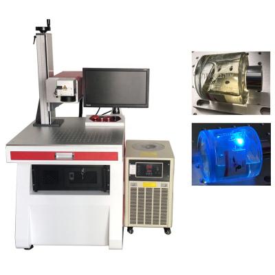 China Crystal Laser Marking Engraving Machine / Uv Laser Engraver For Glass Ceramics Jade for sale