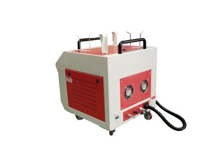 China Máquina roja de la limpieza del laser de la fibra para el molde del neumático, herramienta portátil del retiro del moho del laser en venta