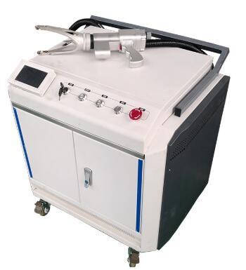 China Galvonometer Head 50W Fiber Laser Cleaning Machine For Graffiti Removal for sale