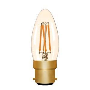 China Instant start COB 60mm C37 4W Edison Bulb LED globe filament for sale