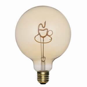 China Dimmable 2000k 120mm 7W G120 Edison LED Filament Bulb for sale
