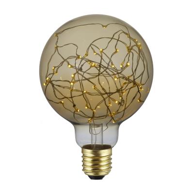 China IP20 125mm Vintage E27 8W LED Filament Bulb Dimmable for sale