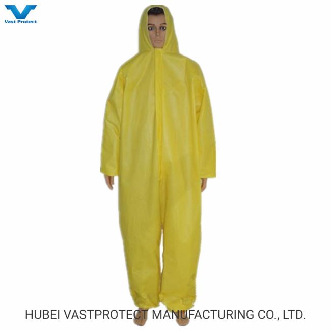 Factory Direct Cat 3 Type 5/6 Protective Safety Workwear Tyvek Waterproof Polypropylene Disposable Paper SMS Non Woven PP Microporous Overall
